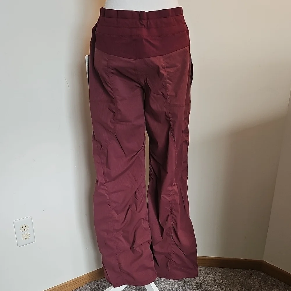 Burgundy Dance Studio Pants
